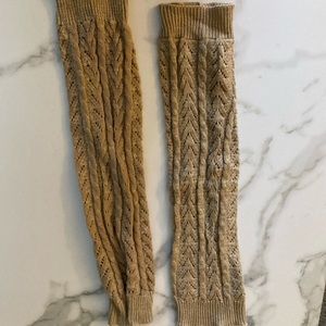 Tan/Brown Leg Warmers